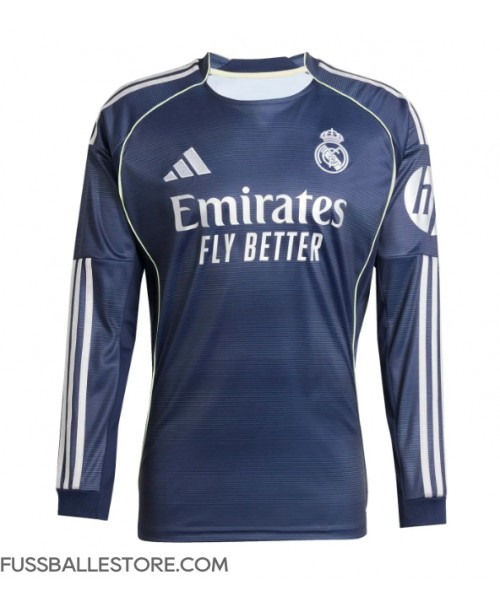 Günstige Real Madrid Auswärtstrikot 2025-26 Langarm Günstige Real Madrid Auswärtstrikot 2025-26 Langarm
